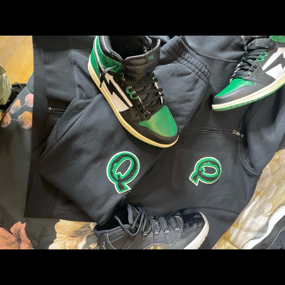 Sneakers and sweatsuit $300